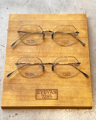 eyevan7285 メガネ　眼鏡　茶色 EYEVAN 7285 