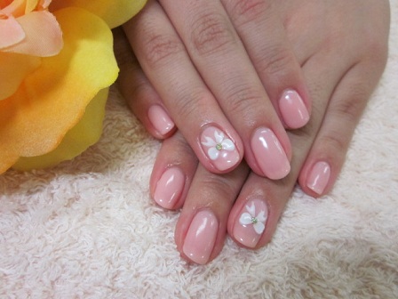 ジェル ピンクカラーに3dリボン Irish Nail アイリッシュネイル 星ヶ丘店 Blog