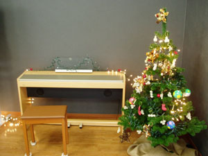 皆でクリスマスケーキを作ったり、クリスマスソングを歌ったり、ヘキサゴンクイズをしたりして、楽しみました。クリスマスソングは、利用者の方が伴奏してくれました。ありがとう。