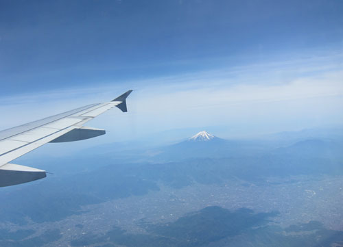 上空の富士1