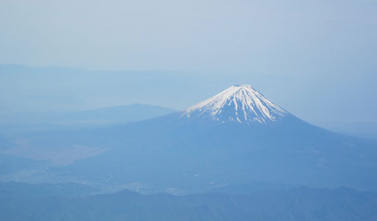 上空の富士2
