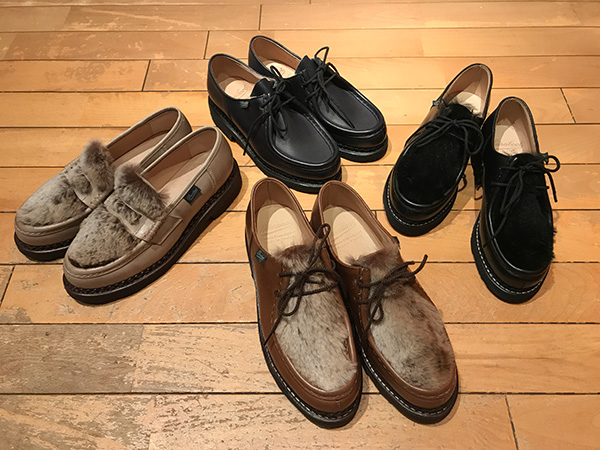 【美品】PARABOOT パラブーツ　ミカエル ラパン　茶色　2.5 革靴