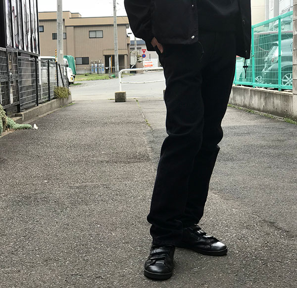 MSGM メンズ ブラックデニム.jpg
