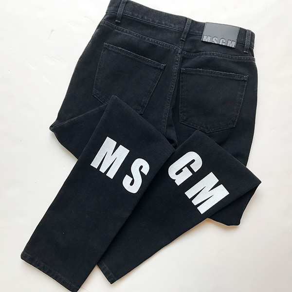 MSGM メンズ ロゴデニム.jpg