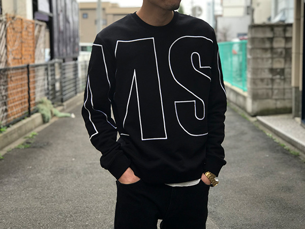 MSGM メンズロゴトレーナー.jpg