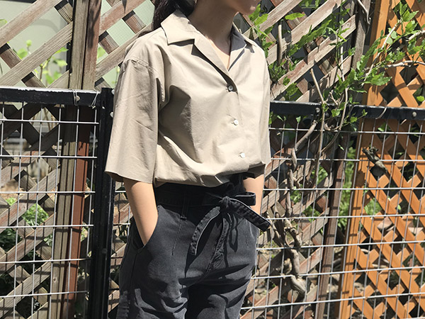 AURALEE(オーラリー)のオープンカラー半袖シャツ」 | CIENTO f NEW ARRIVAL