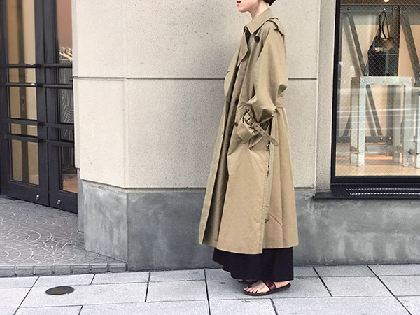 AURALEE 18AW トレンチコート