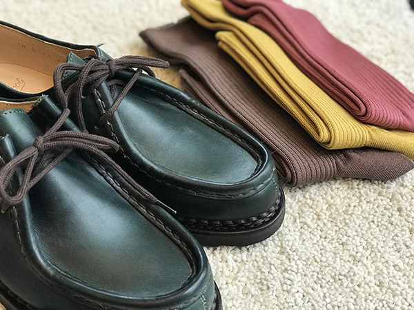 レア Paraboot パラブーツ ミカエル グリーン 緑 vert 靴 ドレス