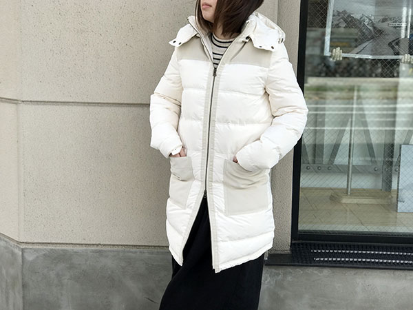 冬に着る白。ロンハーマンのダウンコートが素敵です。 | CIENTO f NEW 
