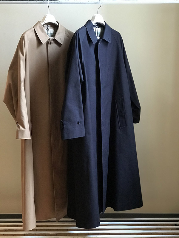 auralee 19ss ステンカラーコート ロングコート