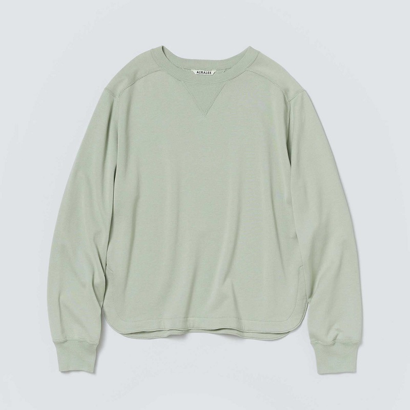 オーラリー AURALEE スウェット トレーナー VNECK Vネック sariater