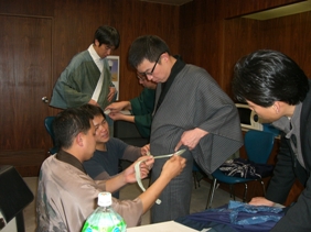 総務室会着付け4