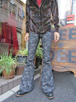 DEEDEE ジャガードベルボトム 渋谷 DEE☆DEE オリジナルベルボトム専門店 ストレッチデニム