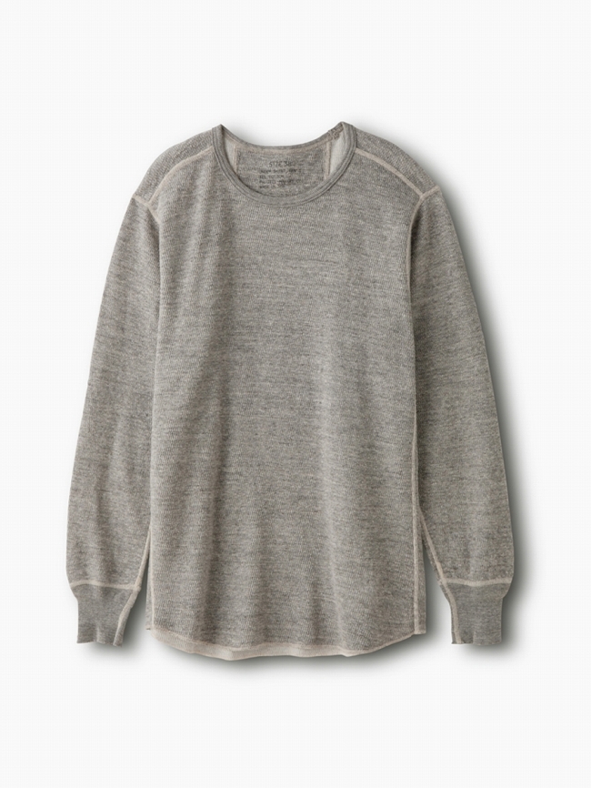 トップス PHIGVEL thermal brown 36 ATHLETIC SS TOP / F.BROWN | PHIGVEL(フィグベル) | T-SHIRTS