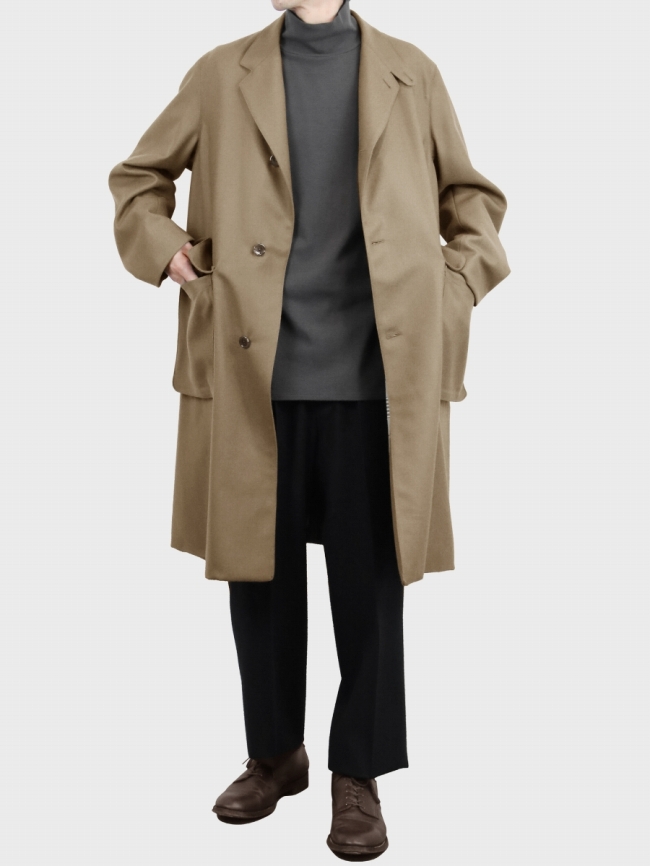 phigvel コート PHIGVEL フィグベル｜C/L CYCLIST OVER COAT コットンリネン
