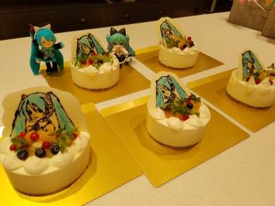 初音ミクさんのケーキ Abcクッキング トナリエ宇都宮 スタジオblog