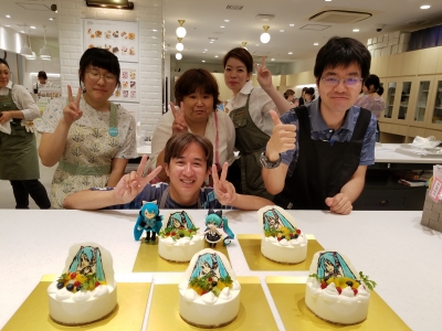 初音ミクさんのケーキ Abcクッキング トナリエ宇都宮 スタジオblog