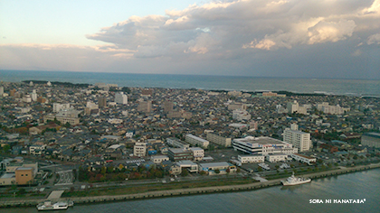 新潟市の秋晴れ♪