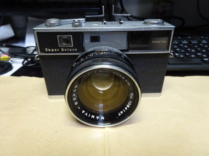 Mamiya Super Delux 48mmF1.5をNEXマウントに改造する その1 Mamiya Super Delux 48mmF1.5をNEXマウントに改造する その1