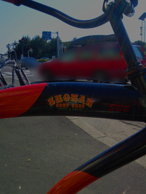 ビーチクルーザー&SHONAN SURF SHOPステッカー(*^^)v