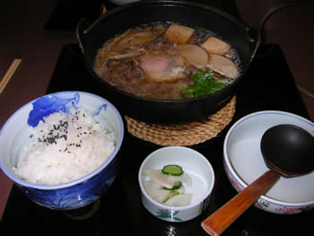 民芸の肉すきうどん