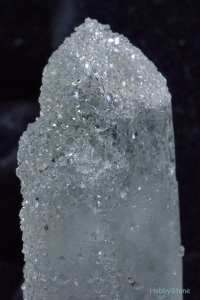 フッ素魚眼石付 水晶