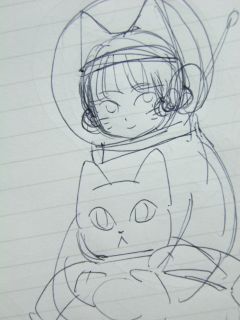 白猫マイカの宇宙旅行