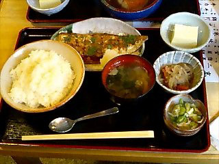 たかはしのサバ梅さっぱり定食