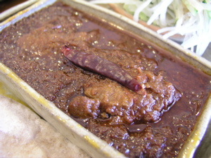 カレーのアップ