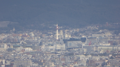 善峯寺からの京都タワー