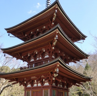 岡寺 三重塔