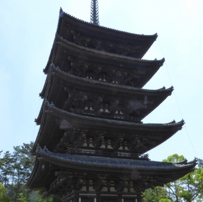 南円堂 五重塔