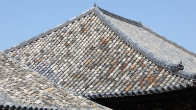 元興寺 瓦屋根