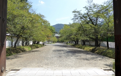 醍醐寺 総門から