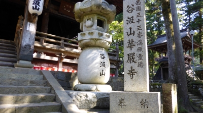 華厳寺 本堂前