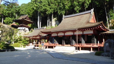 長命寺 三仏堂と鐘楼