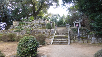 菩提寺 花山法皇御廟所入口