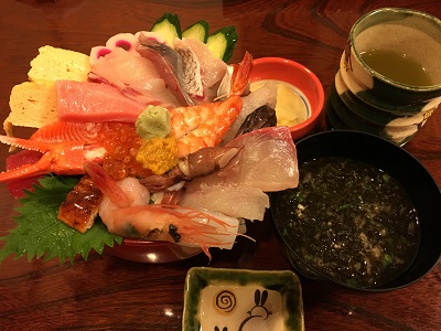 伸福能登朝市丼
