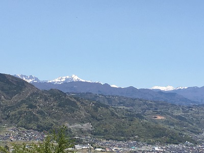 姨捨からの風景