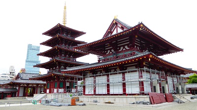 金堂・五重塔・ハルカス