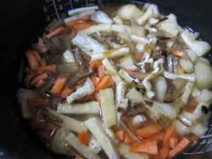 デ・べっそ ごぼう茶 炊き込み炊飯