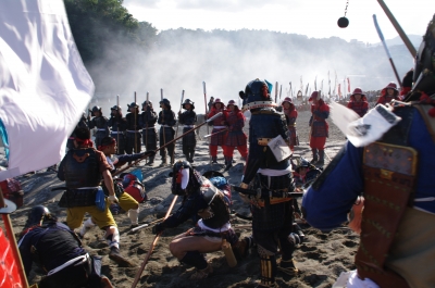 寄居北条祭り 戦い風景
