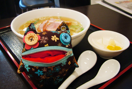 チャーシュー麺と餃子のセット
