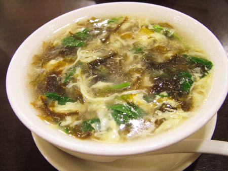 岩のりと玉子のスープ