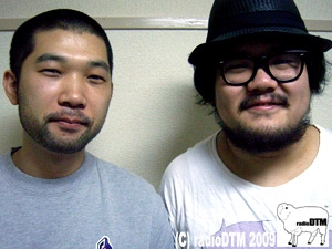 ゲストのsyn nakamuraさんと社長のツーショット