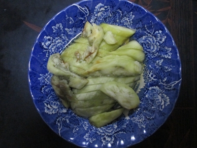 蒸かしナス