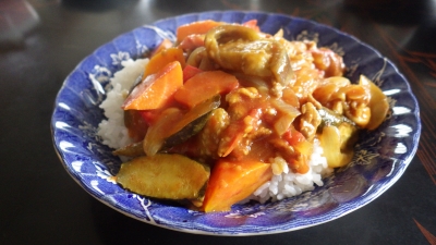 トマトカレーライス