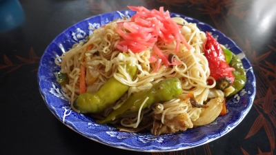 140828伏見甘長とそうめんのビーフン風