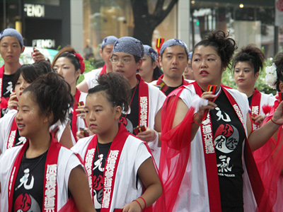 スーパーよさこい2008原宿表参道元氣連