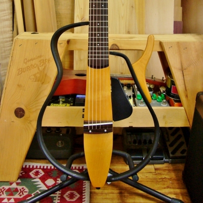 YAMAHA サイレントギター SLG-100S ネック折れ他ジャンク □YAMAHA Silent Guitar SLG-100Sの接触不良とネック割れの修理